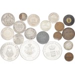 Miscellaneous. Lot of 19 world coins 1830 to 1993.