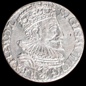 Srebro (Ag) Średnica: 20 mm Waga: 2,39 g NOWOŻYTNE MONETY POLSKIE ZYGMUNT III WAZA (1587-1632) Trojak koronny - 159...