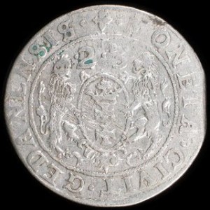 Srebro (Ag) Średnica: 28,5 mm NOWOŻYTNE MONETY POLSKIE ZYGMUNT III WAZA (1587-1632) Ort gdański - 1623/1923 9 przeb...