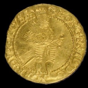 Złoto (Au) Średnica: 22 mm NOWOŻYTNE MONETY ZWIĄZANE z POLSKĄ PRUSY KSIĄŻĘCE JERZY FRYDERYK (1578 - 1603 Administra...