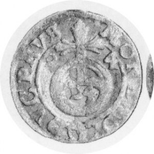 Srebro (Ag) Średnica: 19 mm Waga: 1,10 g NOWOŻYTNE MONETY ZWIĄZANE z POLSKĄ PRUSY LENNE JERZY WILHELM (1619-1640) P...