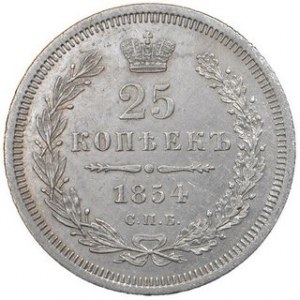 25 Kopiejek 1854, HI, Bitkin 310