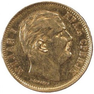 10 Dinarów 1882, Fr.5, Au, w. 3,22 g