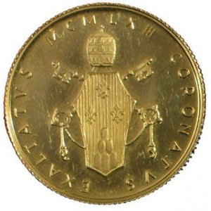 Medal 1963, Paweł VI, Au, Ø 20 mm, w.3,48 g