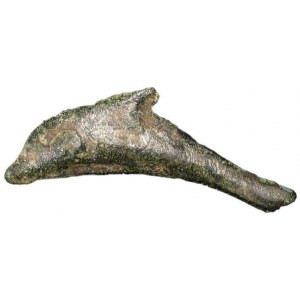 Delfinek, V - pocz. IV w p.n.e, dł. 27 mm