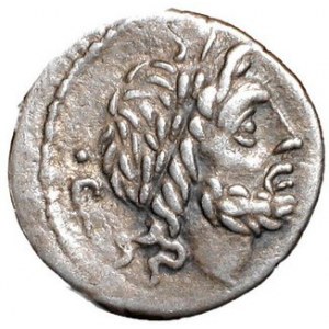 Kwinar, P. Vettius Sabinus, 99 p.n.e, Syd.587 Sear RC 131, w.1,9 g, Ø 14 mm