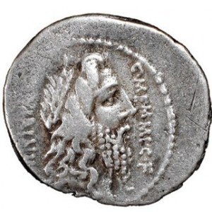 Denar, C. Memmius C. f., 56 p.n.e, Syd.921, Sear RC 388, w.3,74 g, Ø 20 mm, rzadszy typ