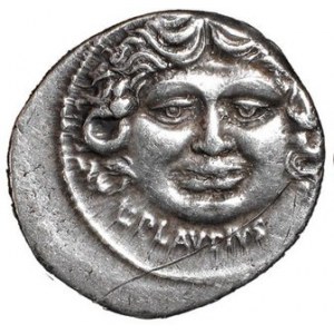 Denar, L. Plautius Plancus, 47, p.n.e, Syd.959, Sear RC 429, w.3,74 g, Ø 20 mm, rzadki