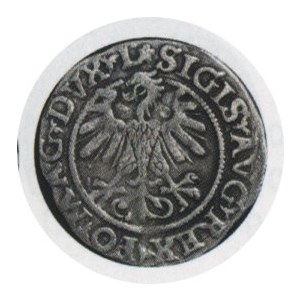 Półgrosz 1560/, waga 1,19 g, Kop. 3260 R5