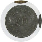 20 + 50 Groszy b.r., Bart. 38