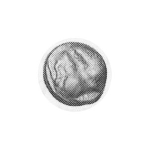 EASTERN CELTS. Circa 200 BC. AV 1 / 8 Stater (1.01 gm). Head of Athena right / Athena Alkis w / shield in one hand and s...