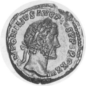 ANTONINUS PIUS. 138-161 AD. AR Denarius (3.14 gm). Struck 160 AD. ANTONINVS AVG PIVS Ρ Ρ TR Ρ XXIII, laureate head right...