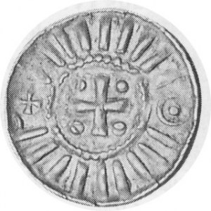 Trio of Early Denars. ND (968-1012) AR Broad Bishops Denar (1.68 gm) (21.4mm) Posen Mint....