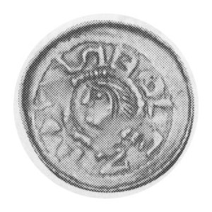 ND (1069-76). AR Denar (0.81 gm) (15mm). Cracow Mint. Small bust in circle left BOLEZLAVS...