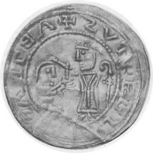 ND (c.1136). AR Penitential Bracteate (0.68 gm) (27.5mm). Cracow Mint. Figure kneeling before standing bishop, legend ...