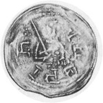Duo of Denars. ND (1234-38). AR Denar (0.28 gm) (15.5mm). Cracow Mint. Facing bust with sword over shoulder INDRIh...