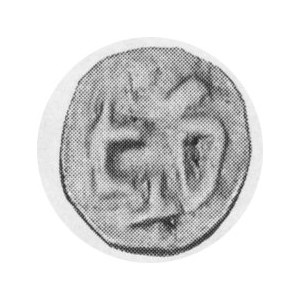Pair of Medieval coins. ND (1401-13). AR Grosz (Groat). Vilna Mint. Long spearhead and cross / PECAT (...