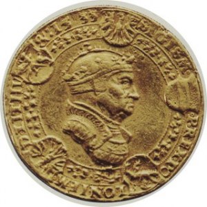 1533. Gold 10 Ducats. Thorn Mint. This gold Show Talar was struck from Talar dies (...
