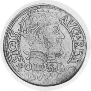 Pair of Lithuanian Grosz coins struck to Polish standards. 1546. AR Grosz. Vilna Mint....
