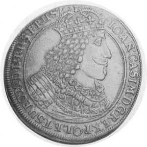 Thorn. 1659. AR Talar. Thorn Mint. Highly attractive crowned bust with curly hair right. Ornately decorated armor with O...