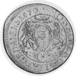 Danzig. 1670. Gold Ducat. Danzig Mint. Handsome 1/3-length crowned and armored bust King Korybut right /...
