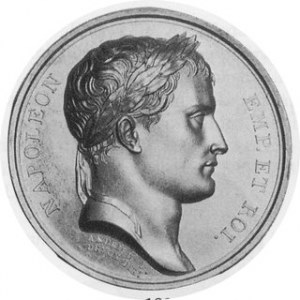 France. 1807. AR Medal (40mm), by Andrieu and Brenet. On the creation of the Grand Duchy of Warsaw. Laureate head of Emp...