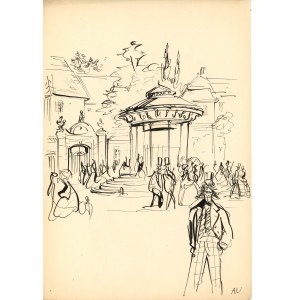 Antoni UNIECHOWSKI (1903-1976), Scène urbaine (113)