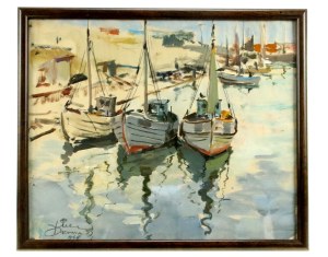 Antoni SUCHANEK (1901-1982), Port w Gdyni, 1946 (140)
