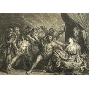 „Zatknutie Samsonovo“, podľa A. van Dycka. Gravér: A. van Diepenbeke, Antverpy (142)