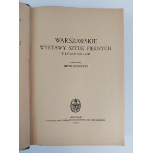 compiled by. Stefan Kozakiewicz, Warsaw Fine Arts Exhibitions in the Years 1819-1845, Wrocław, 1952.