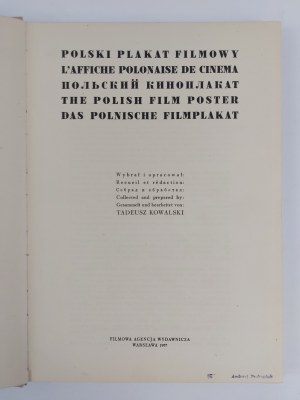 Tadeusz Kowalski, Polski plakat filmowy. Warszawa, 1957 r.