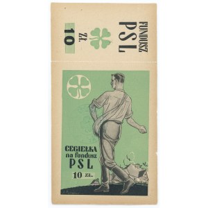 Polská lidová republika, příspěvek do fondu Polské lidové strany – 10 zlotých