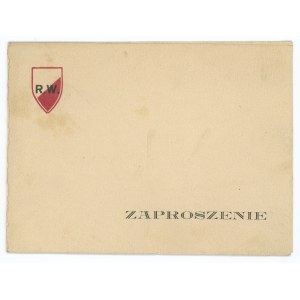 IIRP, pozvánka na oslavy 10. výročí založení Vojenské rodiny, rok 1935