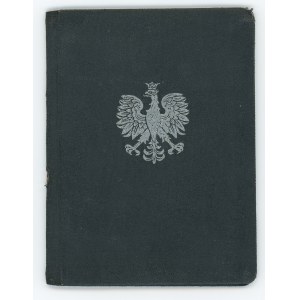IIRP, książeczka wojskowa dla podpułkownika, kawalera V.M.