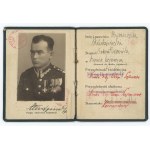 IIRP, military ID card for a lieutenant colonel, recipient of the Order of Military Merit
