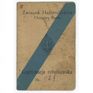 IIRP, legitymacja Związku Hallerczyków - Chorągiew Śląska