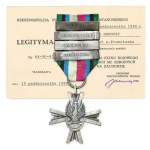 PSZnZ/PRL, PSZnZ Cross of Military Merit along with an ID card