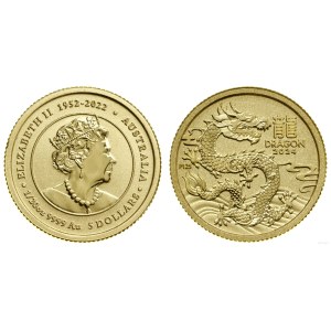 Austrálie, 5 dolarů, 2024, Perth