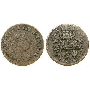 Polsko, groš (3 šekely), 1754, Gubin nebo Grünthal