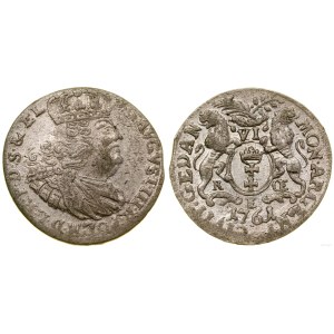 Poland, sixpence, 1761, Gdansk
