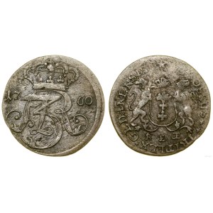 Polska, trojak, 1760, Gdańsk
