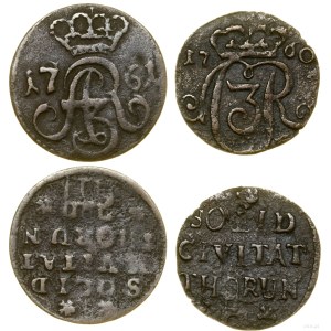 Poland, set: 2 x shellac, 1760-1761, Torun
