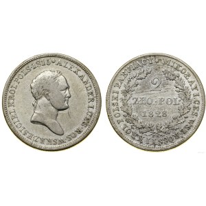 Poland, 2 zlote, 1828 FH, Warsaw