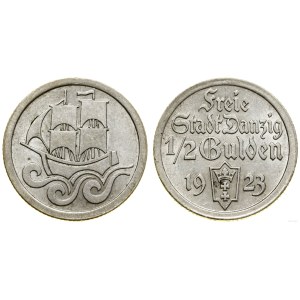 Polska, 1/2 guldena, 1923, Utrecht