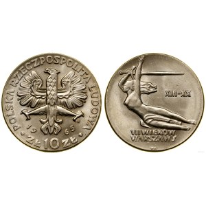 Polonia, 10 zloty, 1965, Varsavia