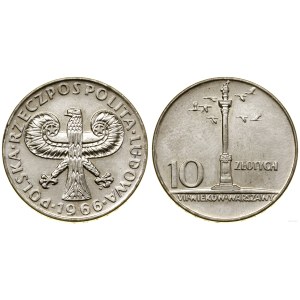 Poľsko, 10 zlotých, 1966, Varšava