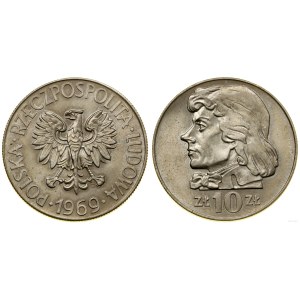 Poľsko, 10 zlotých, 1969, Varšava