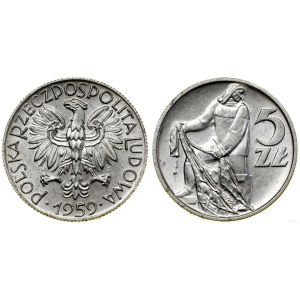 Polska, 5 złotych, 1959, Warszawa