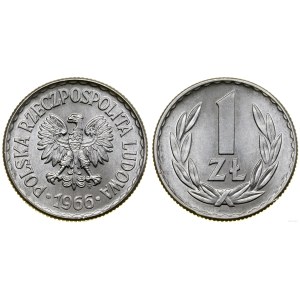 Polonia, 1 zloty, 1966, Varsavia