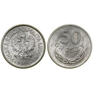 Polska, 50 groszy, 1965, Warszawa
